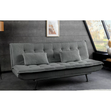 Moderne Slaapbank JAZZ Grijs 3-zits Cord - 47524