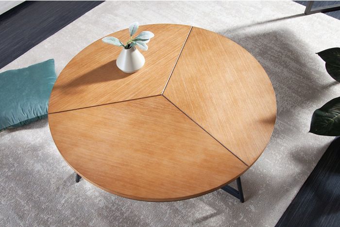 Vicco Table Basse Bari, Anthracite-Chêne de Force doré, 105 x 32 cm147 - Maison