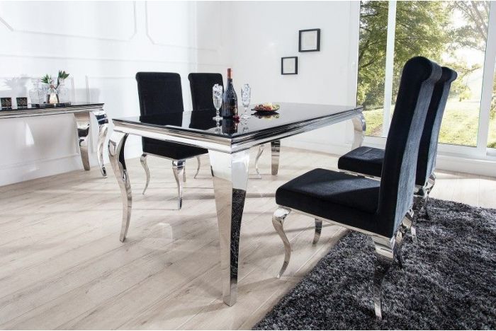 Arthur cursief tetraëder Eettafel Modern Barock 180cm zwart online bestellen / Ventura Design -  Ventura Design