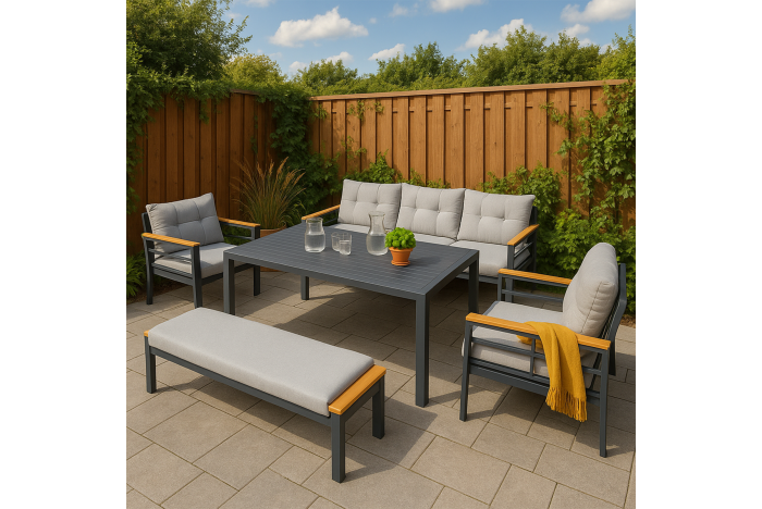 Loungeset Blakes antraciet Loungeset Blakes antraciet
