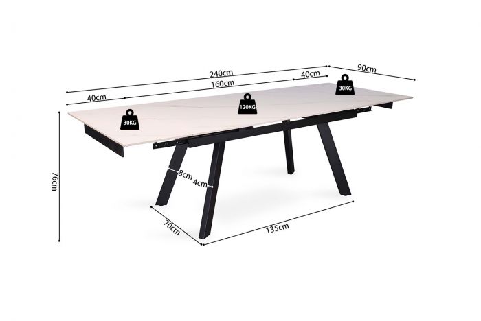 Duraline plankdrager opvouwbaar wit metaal 40 x 40 cm kopen? Woondecoratie